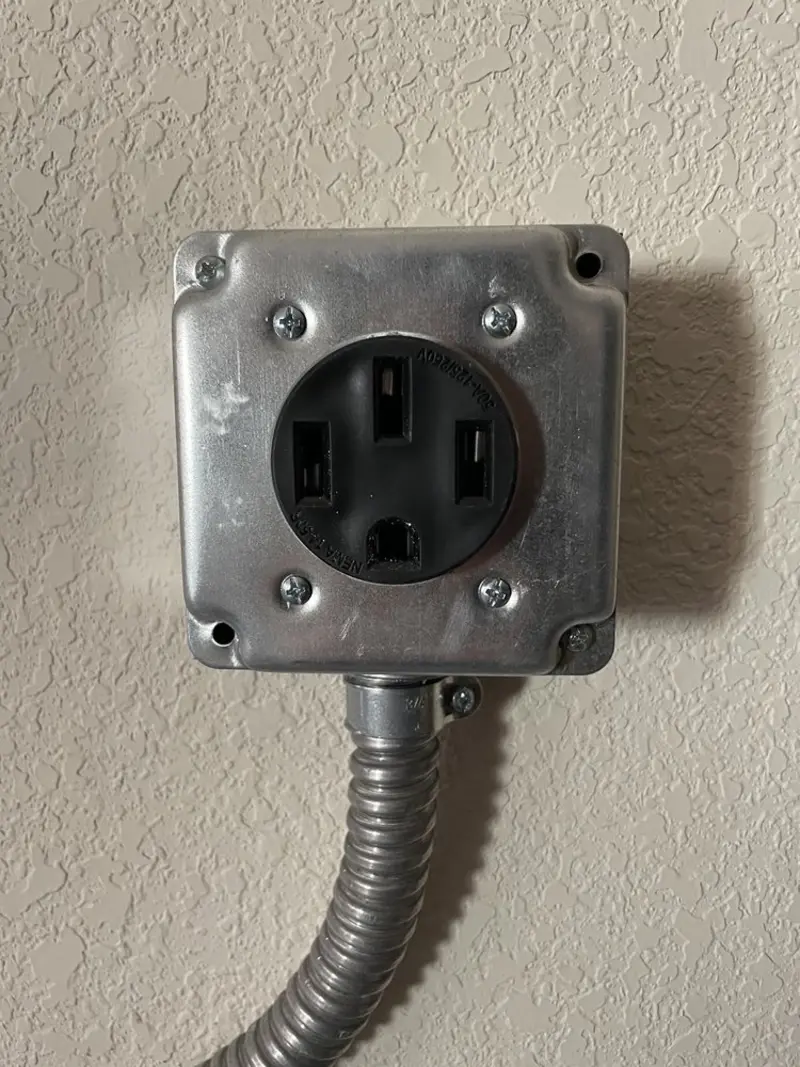 NEMA 14-50 outlet installed for Smart Home Electrical in Pembroke Park